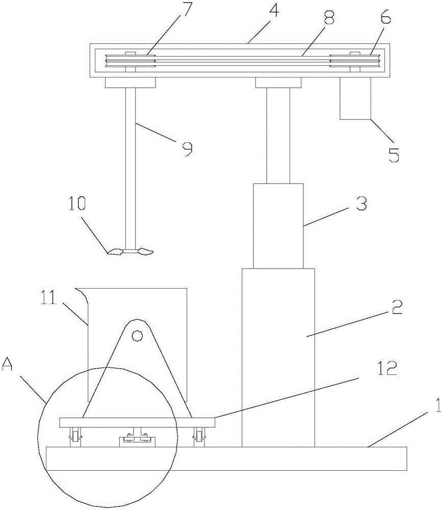 一種建筑施工用的雙桶式可升降砂漿攪拌機的制造方法與工藝