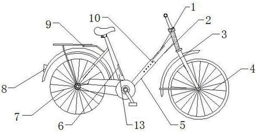一种伸缩式自行车的制造方法与工艺