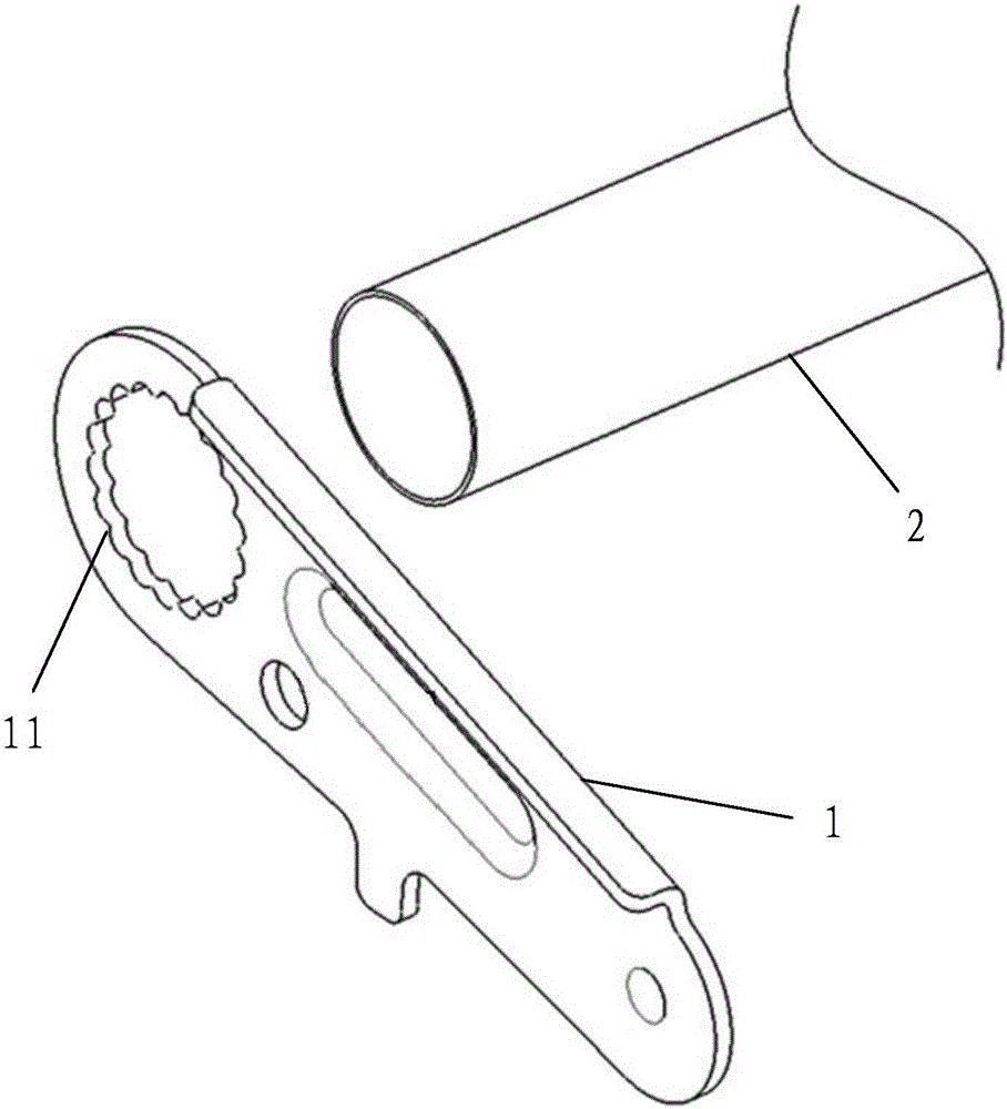 座椅骨架连接板与连接管的连接结构的制造方法与工艺
