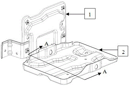 一種蓄電池托盤焊合件結(jié)構(gòu)的制造方法與工藝