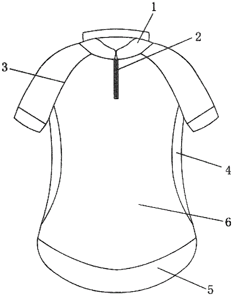 一種旗袍式運(yùn)動服裝的制造方法與工藝