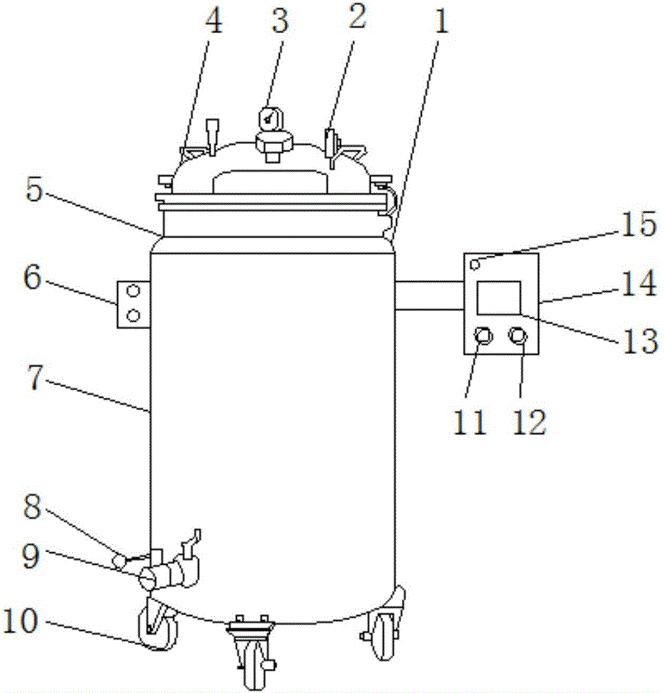 一种用于软胶囊的保温储胶桶的制造方法与工艺