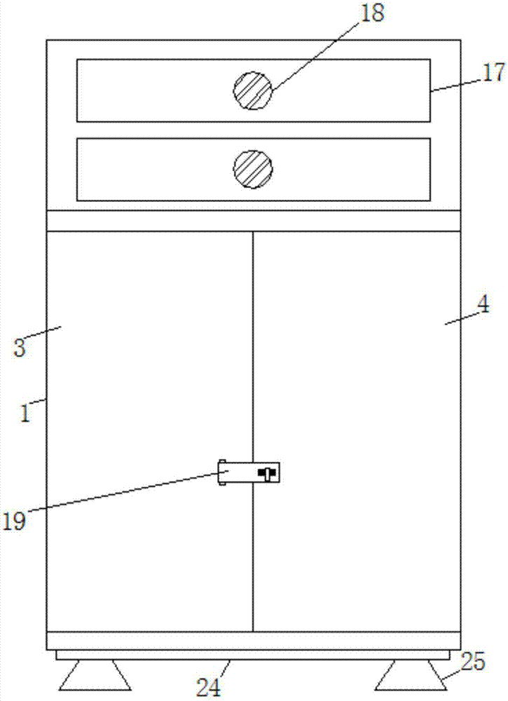 一种具有查询功能的档案柜的制造方法与工艺