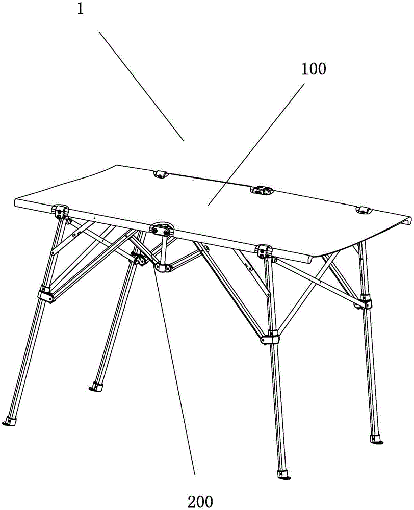 一种折叠桌的制造方法与工艺