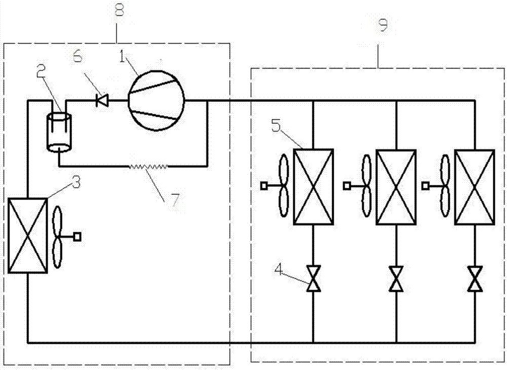 一種多聯(lián)式機房空調(diào)系統(tǒng)的制造方法與工藝