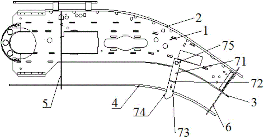 一种扶梯侧板与导轨连接装置的制造方法