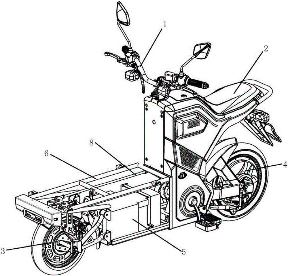 两轮电动车结构图图片