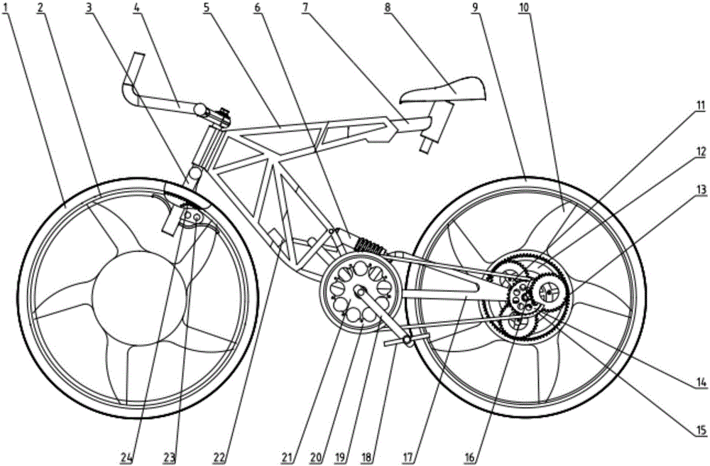 一种双驱电动自行车的制造方法与工艺