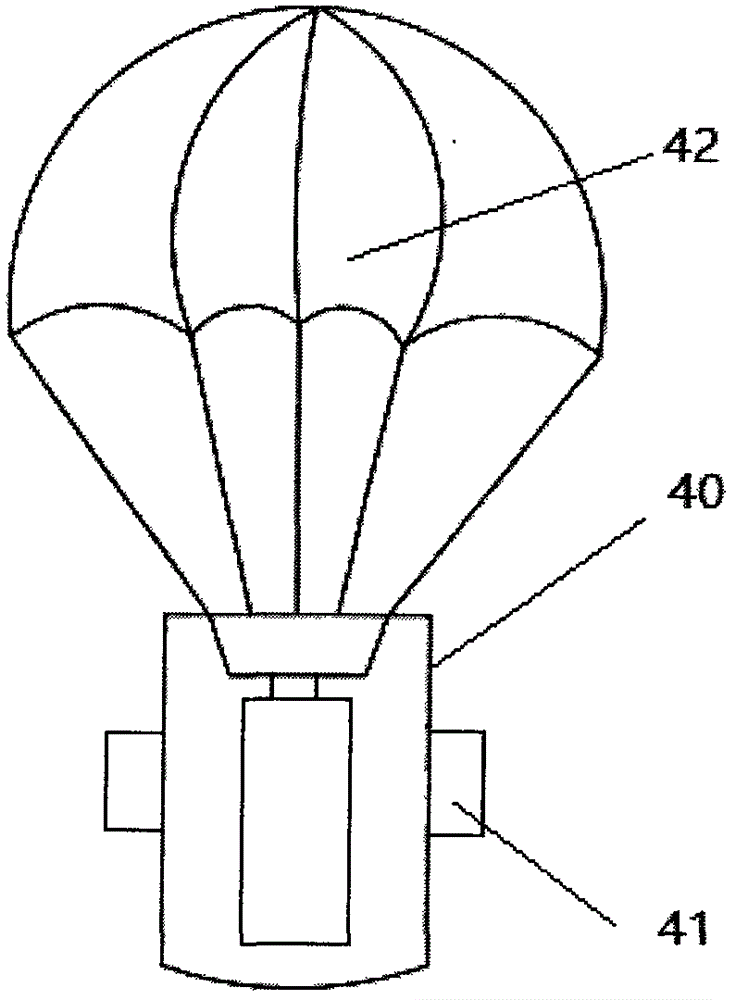 空投箱简笔画图片