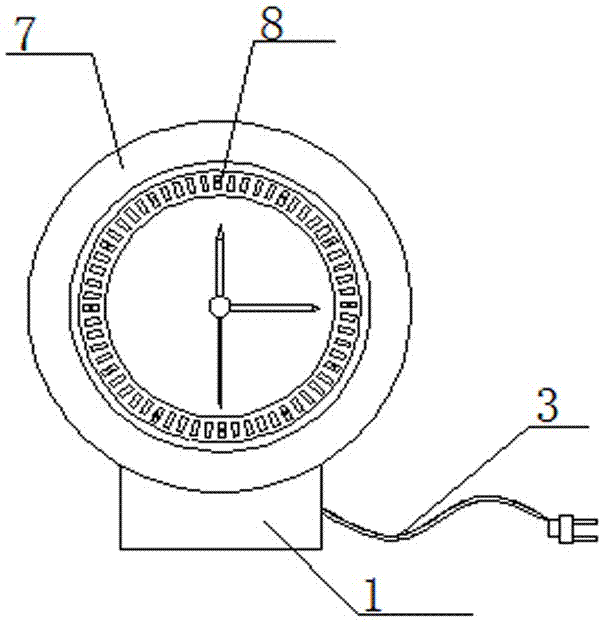一种带照明装置的石英钟表的制造方法
