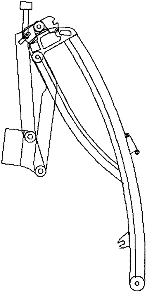 一種電動(dòng)自行車(chē)折疊車(chē)架的制造方法與工藝