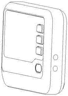 一種可拆裝電池的防水機車預警器結構的制造方法與工藝