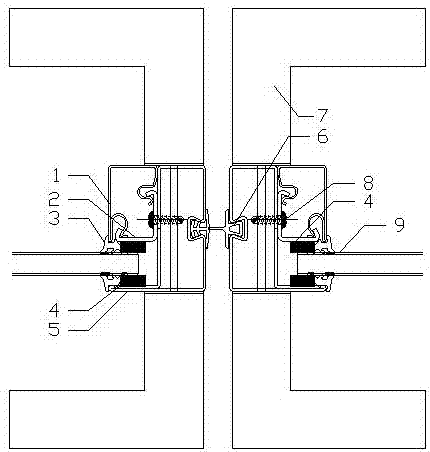 环保耐用不锈钢地弹簧门系统的制作方法