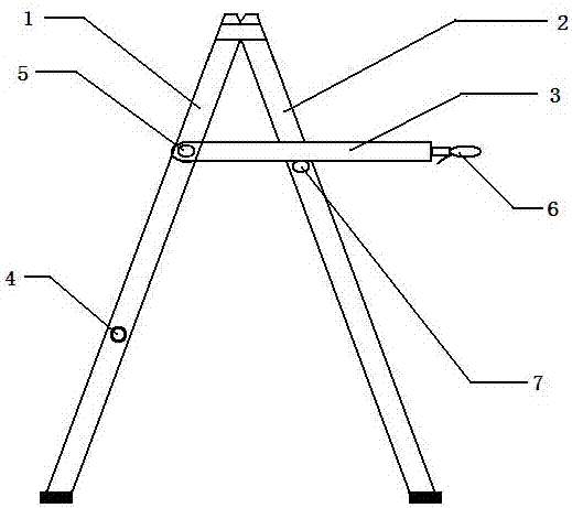 一种适用于悬挂接地线的绝缘人字梯的制造方法与工艺