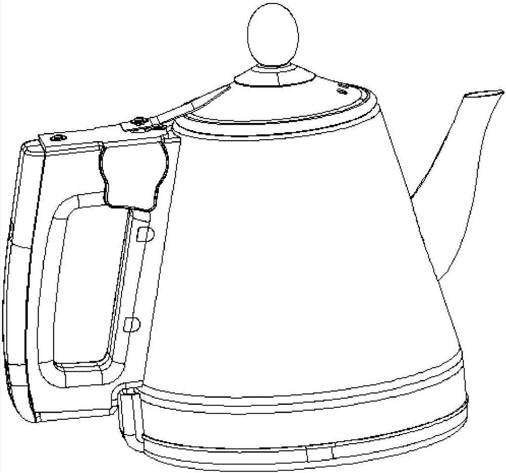 一種自動側開蓋的新型燒水壺的製作方法
