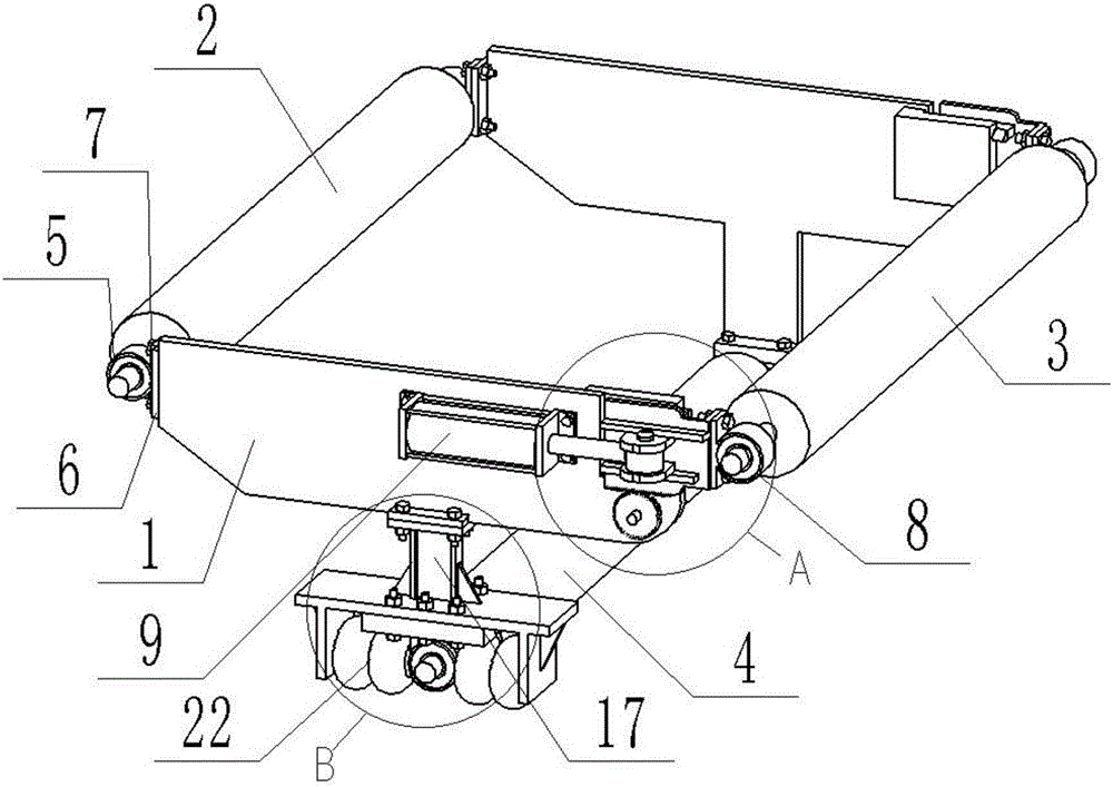 水刺机用张紧装置的制造方法