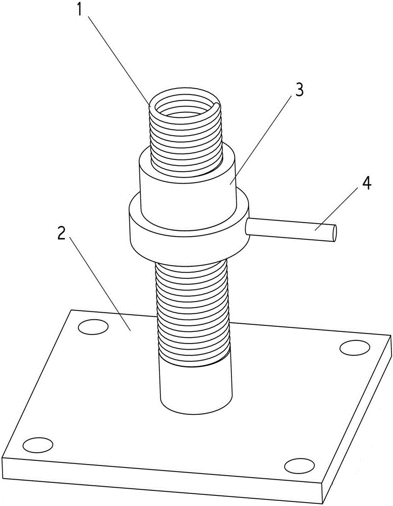 一种独立管支撑底座调节固定装置的制造方法