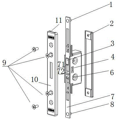 防盗门窗用锁闭装置及防盗门窗的制造方法