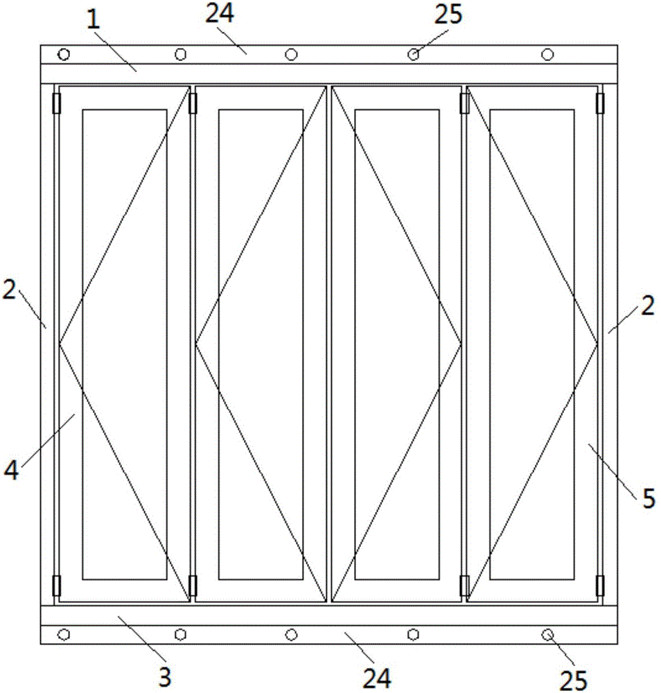 一种新型折叠门的紧固结构的制造方法与工艺