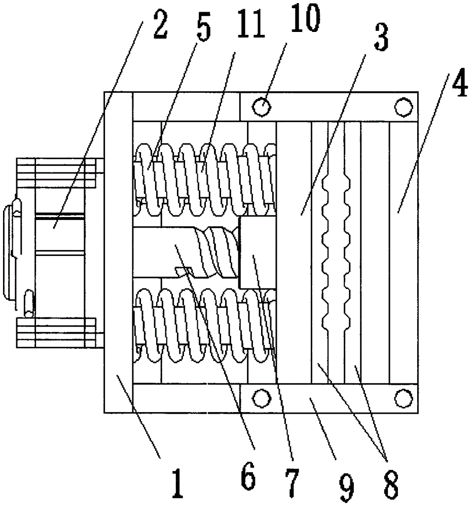 一種帶自動(dòng)復(fù)位的電機(jī)驅(qū)動(dòng)的電梯夾繩裝置的制造方法