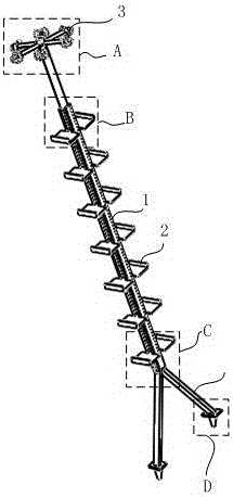 一种果园独腿梯的制造方法与工艺