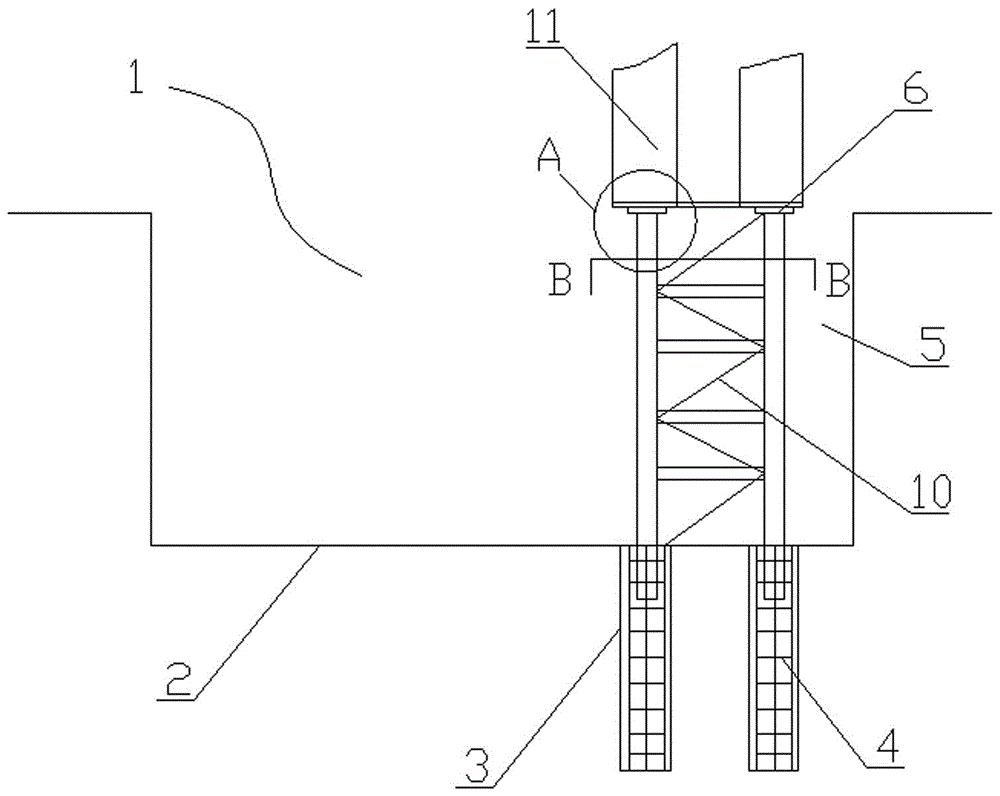 一种超深基坑塔吊系统的制造方法与工艺