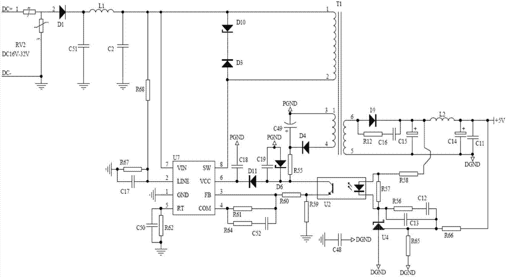 基于消防二總線供電的低壓直流電源的制造方法與工藝