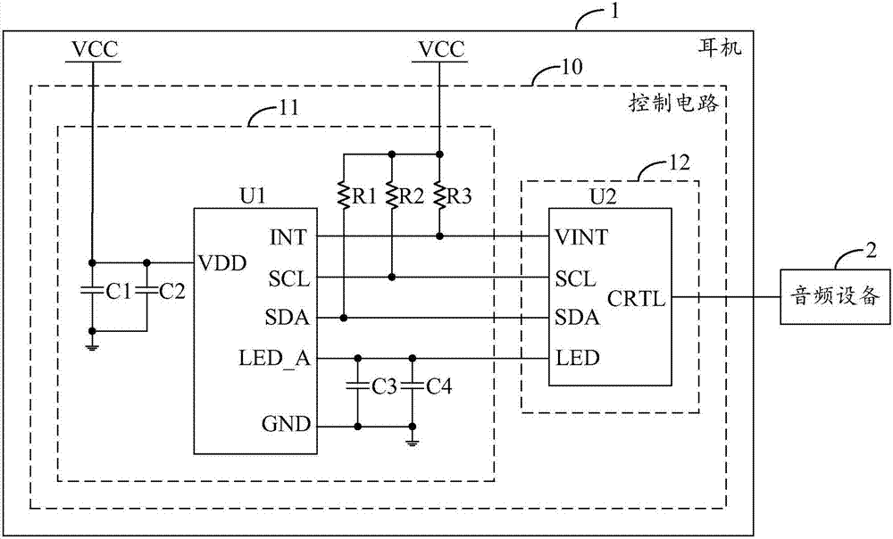 一種耳機及其控制電路的制造方法與工藝