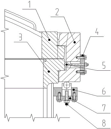 一种齿圈式炉门用径向及轴向支撑旋转机构的制造方法与工艺