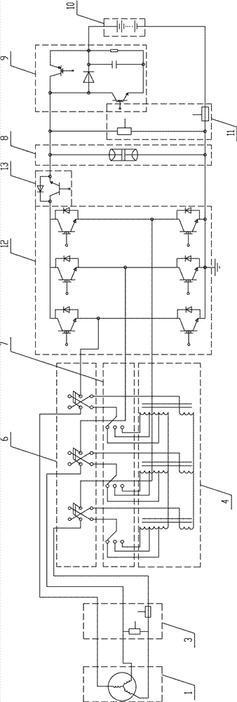 一種電機(jī)全電子再生制動能量回收系統(tǒng)的制造方法與工藝