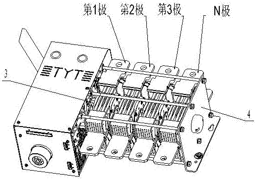 一种具有双断点动触头结构的双电源转换开关的制造方法与工艺