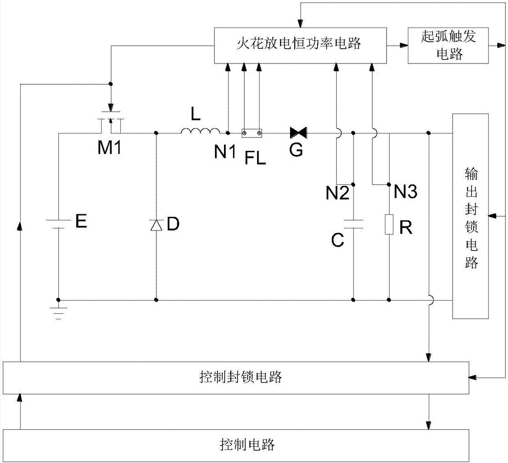 一種本質(zhì)安全Buck電路的火花放電恒功率滅弧方法與流程