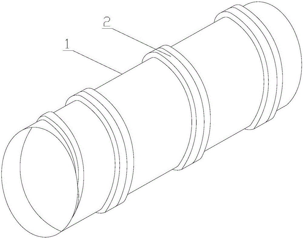 外折内平螺旋波纹钢管及给排水管道系统的制造方法与工艺