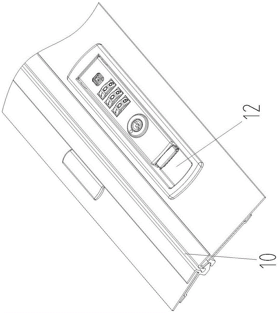 行李箱密码锁的结构图图片