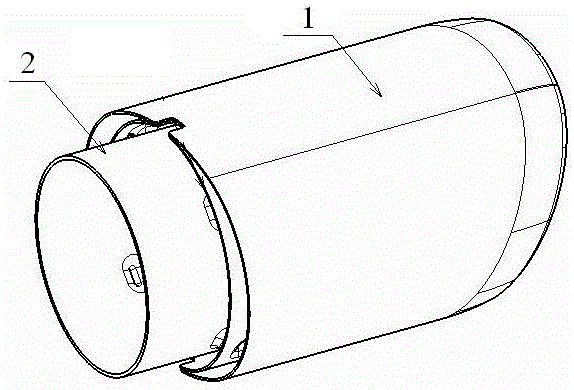 一种汽车排气尾管与装饰罩总成连接组件的制造方法与工艺