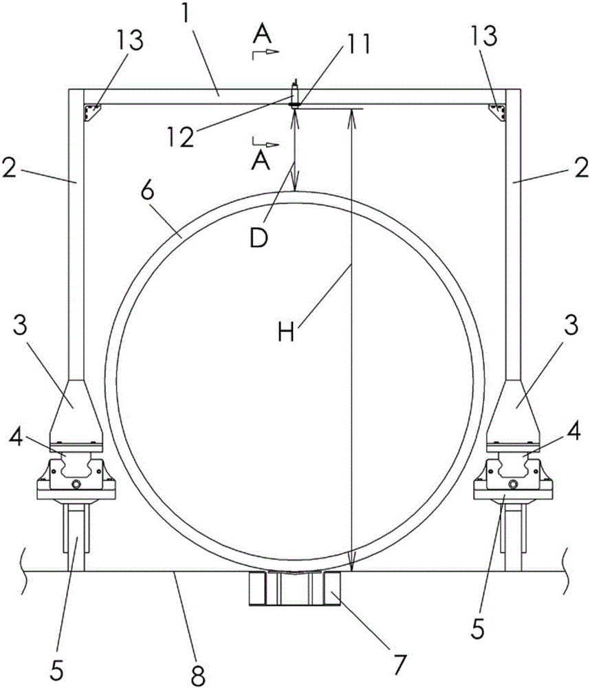 一种焊接卷管直径测量装置的制造方法