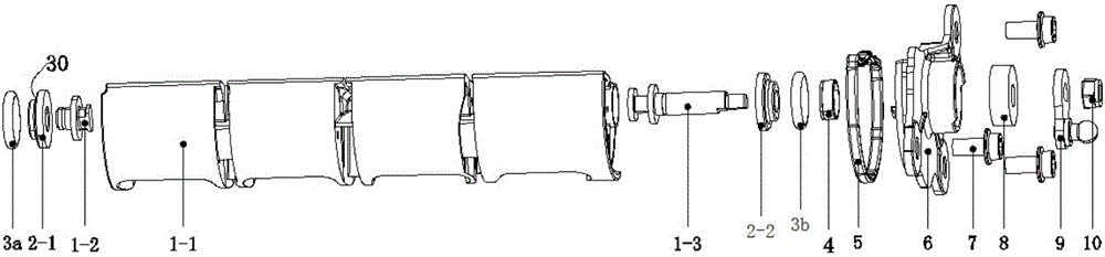 一种发动机进气歧管的扁式滚筒可变结构的制造方法与工艺