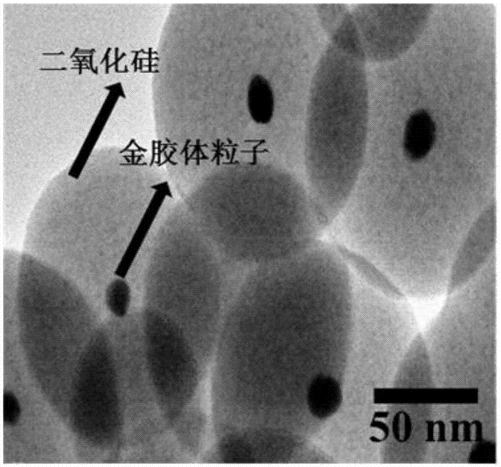 貴金屬金修飾的金-二氧化鈦核殼結構光催化劑及其製備方法與流程