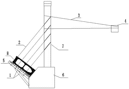 悬浇拱桥一号节段施工的斜拉组合支架施工方法与流程