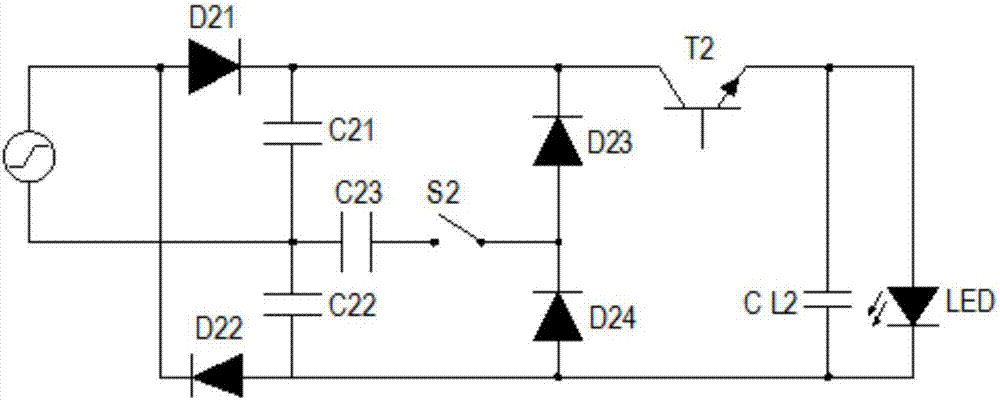 一種電容耦合的可調(diào)整電源電路的制造方法與工藝