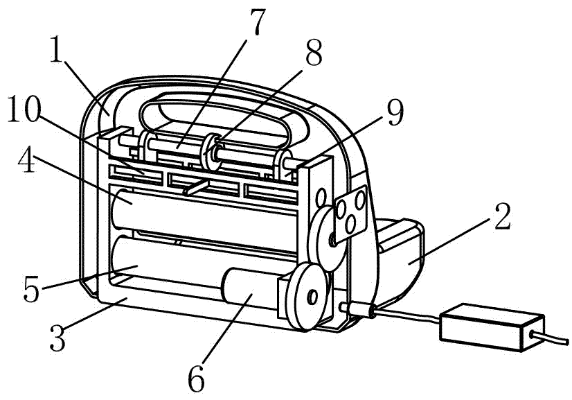 一種帶錕距滑動(dòng)調(diào)節(jié)功能的電動(dòng)式紙藝機(jī)的制造方法與工藝