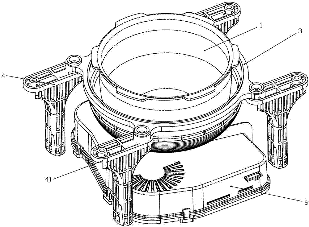 电磁电饭煲线圈盘安装固定结构和电磁电饭煲的制造方法与工艺