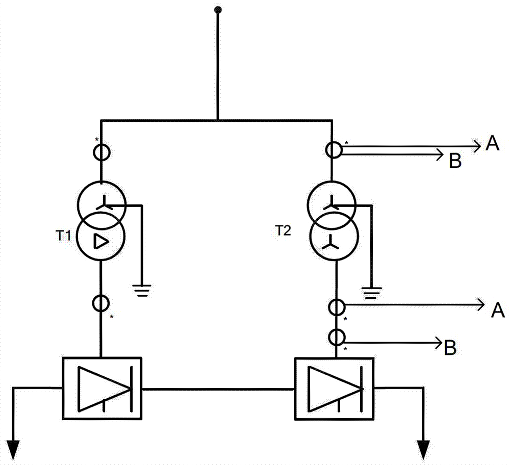 本發明涉及特高壓直流輸電系統的換流變壓器特別是其雙重化差動保護