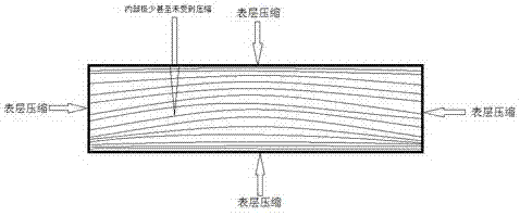 一種用于生產(chǎn)木材表層壓縮材的裝置及其木材表層壓縮材的制造方法