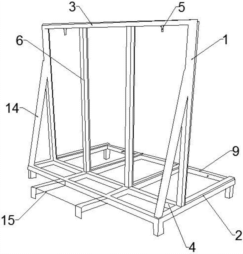 l型玻璃架子结构图图片