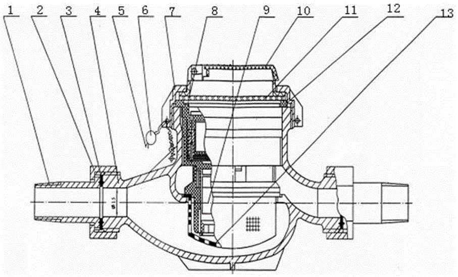 水表的结构图图片