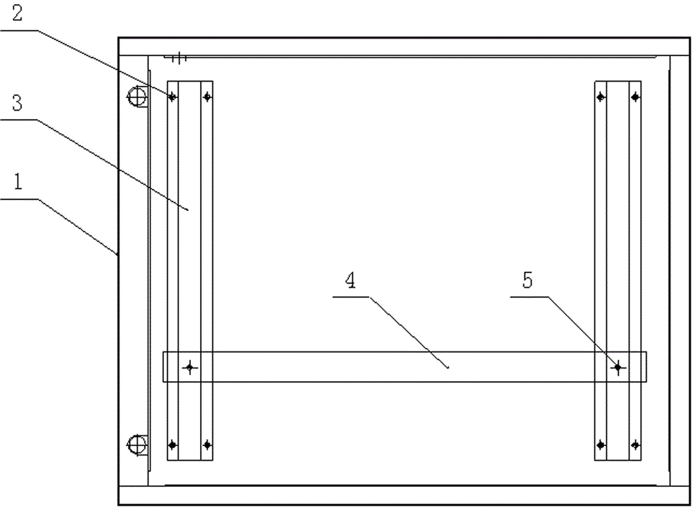 高压开关柜仪表门板走线架固定结构的制造方法与工艺