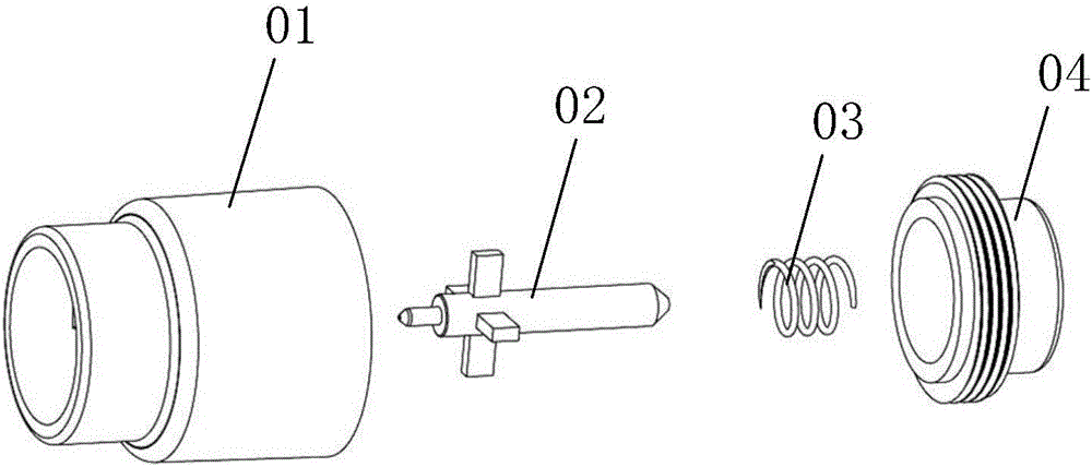 一种插头压差式枪头以及一种插头压差式充气枪的制造方法与工艺