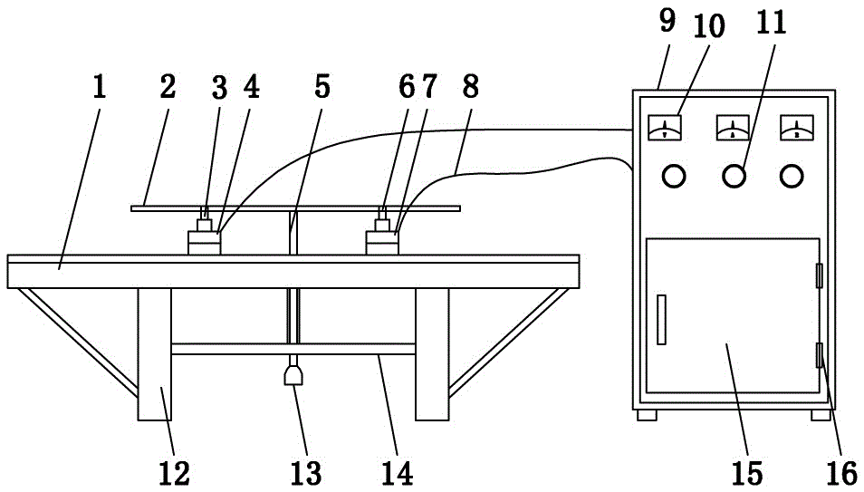 一种具有电气控制柜的等直径硅碳棒电阻测试装置的制造方法