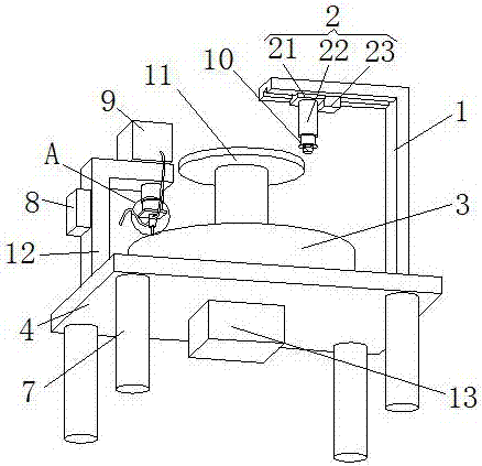 一種生產(chǎn)醬油用的圓盤(pán)式負(fù)壓一體式灌裝機(jī)的制造方法與工藝